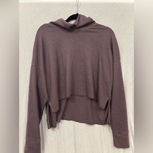 American Eagle purple sweater